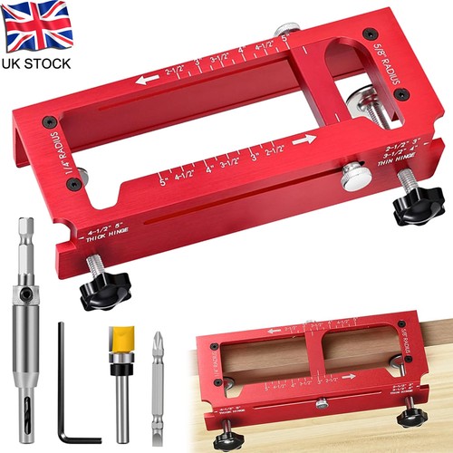 Aluminum alloy door hinge jig - aluminum,