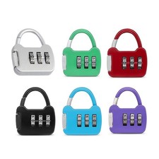 Reliable Protection for Staff Lockers Color Padlock with Easy to Read Numbers