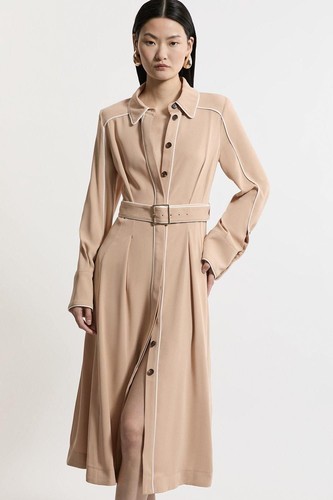 Karen millen shirt midi dress - karen,
