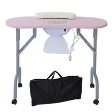 Portable Manicure Table with Dust Collector for Technician Spa Salon Workstation