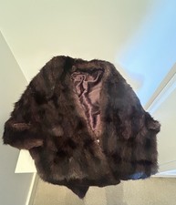 Mink Vintage Fur Stole Shawl Wrap