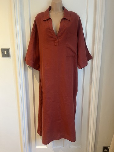 Zara linen dress size - dress,