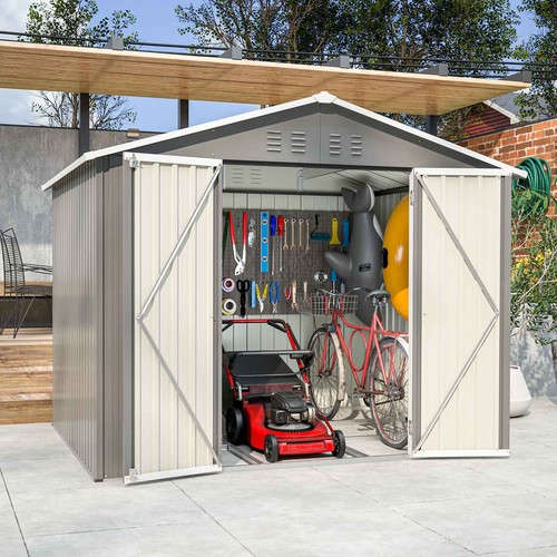 Garden shed apex roof 8x6ft - apex,
