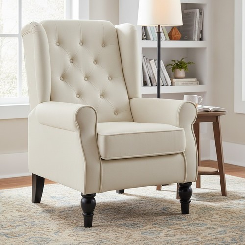 Wingback accent chair snow - accent,