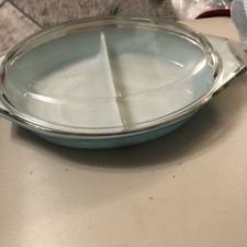 Genuine Pyrex  Oval Divided