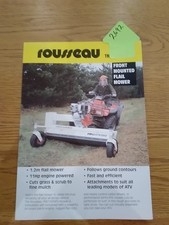 Rousseau Flail Mower Front