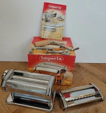 Boxed Imperia Stainless Steel Pasta Machine Tipo Lusso SP150 - Manual Included