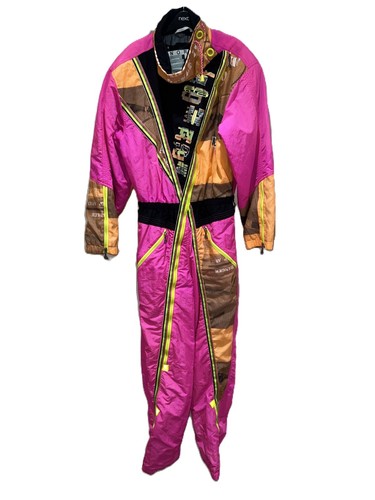 Retro ski suit - retro,
