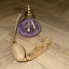 Vintage Glass Pink Swirl