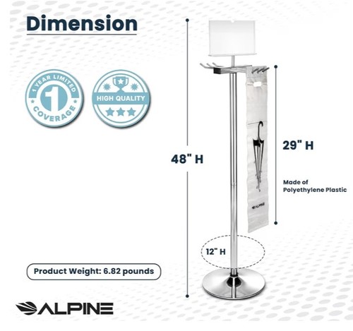 Alpine wet umbrella - alpine, stand