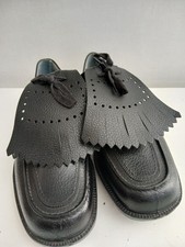 STYLO ladies Golf Shoes Size Uk 5.5 Eu 38.5 Black Leather Champ Studs