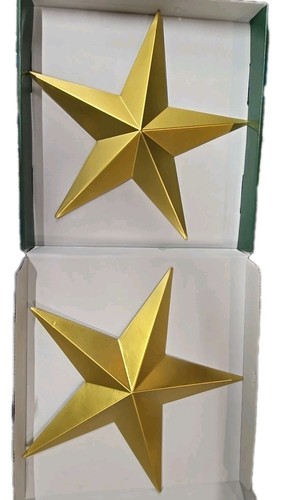 Inch metal stars gold - 12,