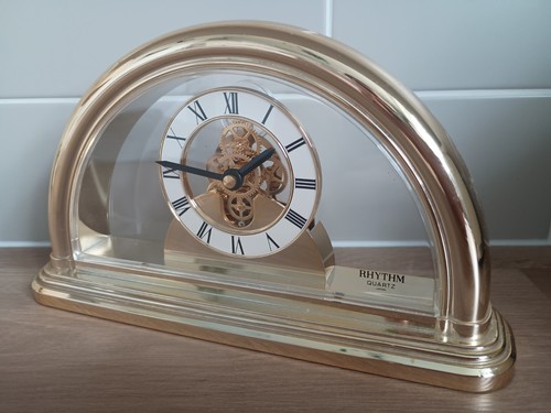 Rhythm quartz skeleton clock - rhythm,