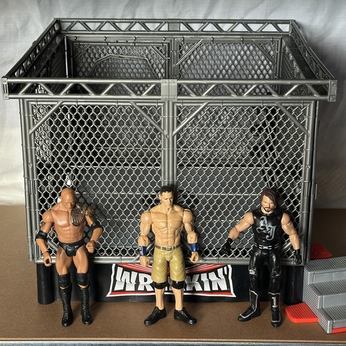 Mattel wwe wrekkin cage ring - mattel,