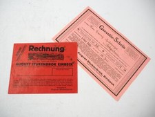 August Stukenbrok Einbeck Warranty Certificate Bicycle Teutonia 36 Model 1931