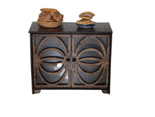 1/12 scale dolls house art deco cabinet, drinks cabinet, display kit