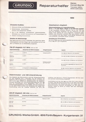 Service manual for grundig - service,