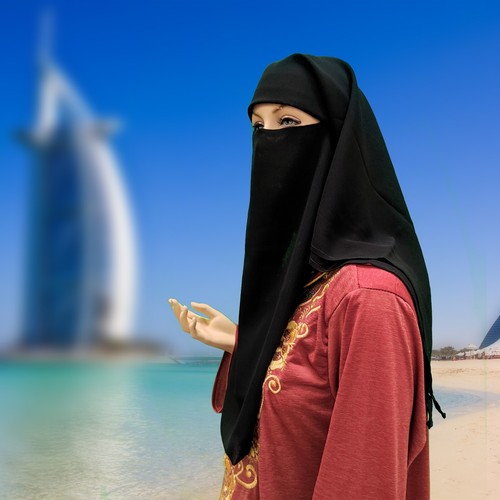 Quality fabrics niqab veil - quality,