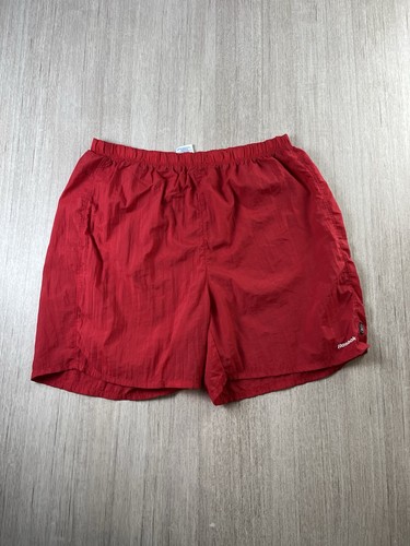Reebok vintage red nylon swim - red,