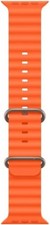 NEW Genuine Apple Watch Band - Ocean Band (49mm) - Orange with Titanium Finish