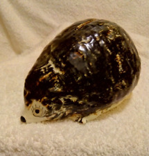 TONI RAYMOND POTTERY BROWN HEDGEHOG MONEY BOX