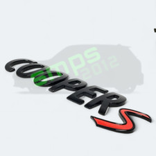 Genuine MINI Clubman R55 F54 Piano Black Gloss Cooper S Boot Badge 51142465245