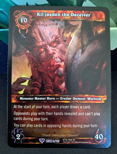 Wow tcg kil - wow, kil'jaeden
