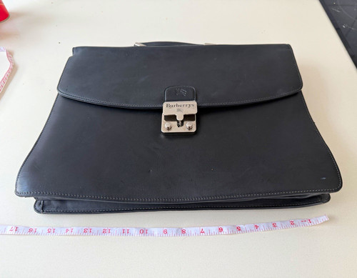 Burberrys black leather - burberrys,