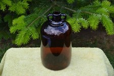 Brown Glass Demijohns