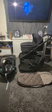 Mamas & Papas Ocarro Pushchair and Bassinet Set Raven Black