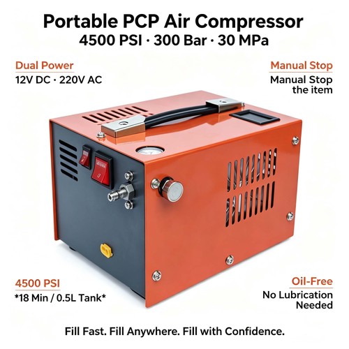 Pcp air rifle compressor - air, pump