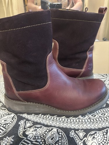Fly london purple boots size - fly,