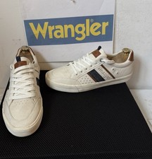 Wrangler Leather Sneakers Shoes Size UK 9 EU 43