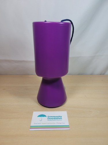 Charity collection box purple - collection,