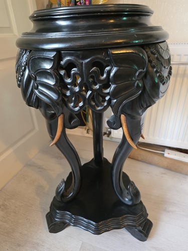 Antique hand carved hardwood - antique,