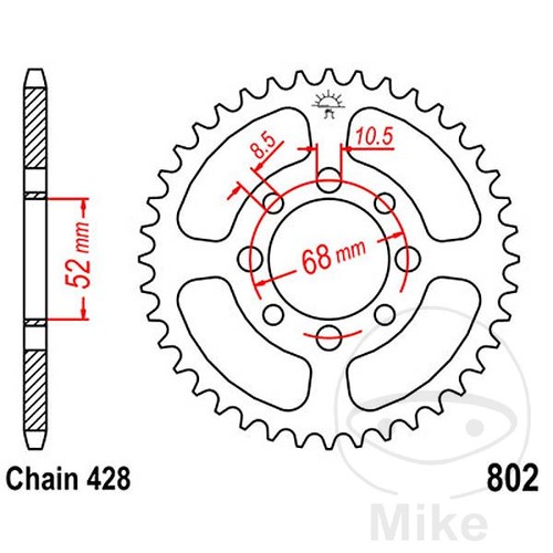 Sprockets transmission - jt,