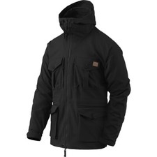 Helikon SAS Smock Jacket Mens Coat Tacical Military Army Hooded Black