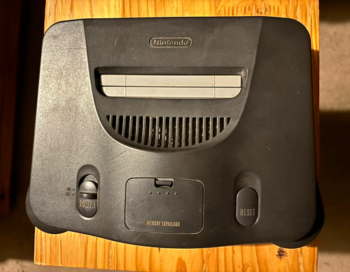 Nintendo n64 console black - console,