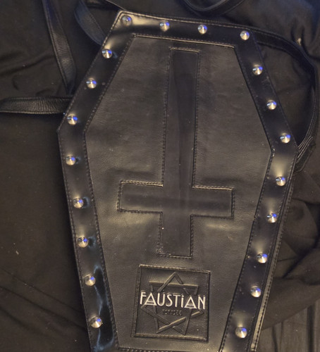 Faustian black leather gothic - faustian,