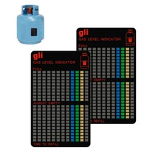 2pcs Magnetic Gas Bottle Level Indicator Butane Propane Caravan BBQ Camping UK