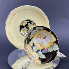 Paragon Vintage Yellow Hibiscus Double Warrant Bone China Teacup & Saucer UK