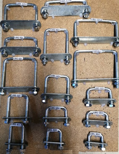 Square bolt u - x,