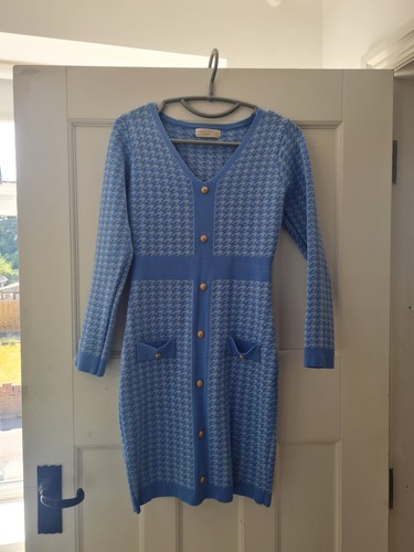 Baby blue dress long - blue,