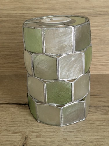 Vintage capiz shell light - shell,