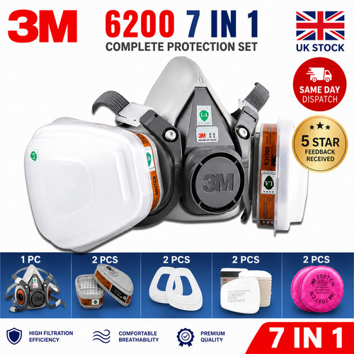 6200 half face reusable - half,