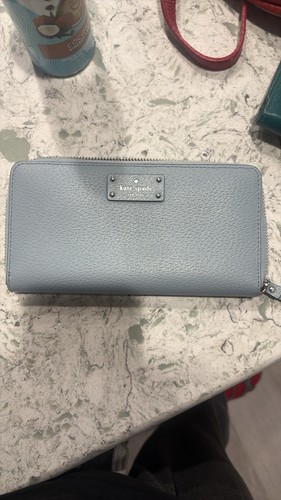 Light blue leather kate - light,