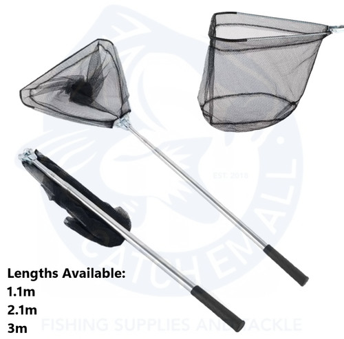 Landing net telescopic - net, folding