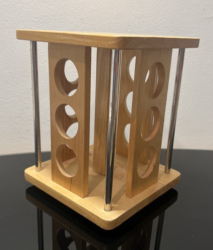 Wooden revolving lazy susan - revolving,