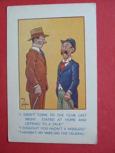 Old reg carter comic - old, wireless