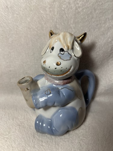 Cottagecore ceramic cow milk - cottagecore,